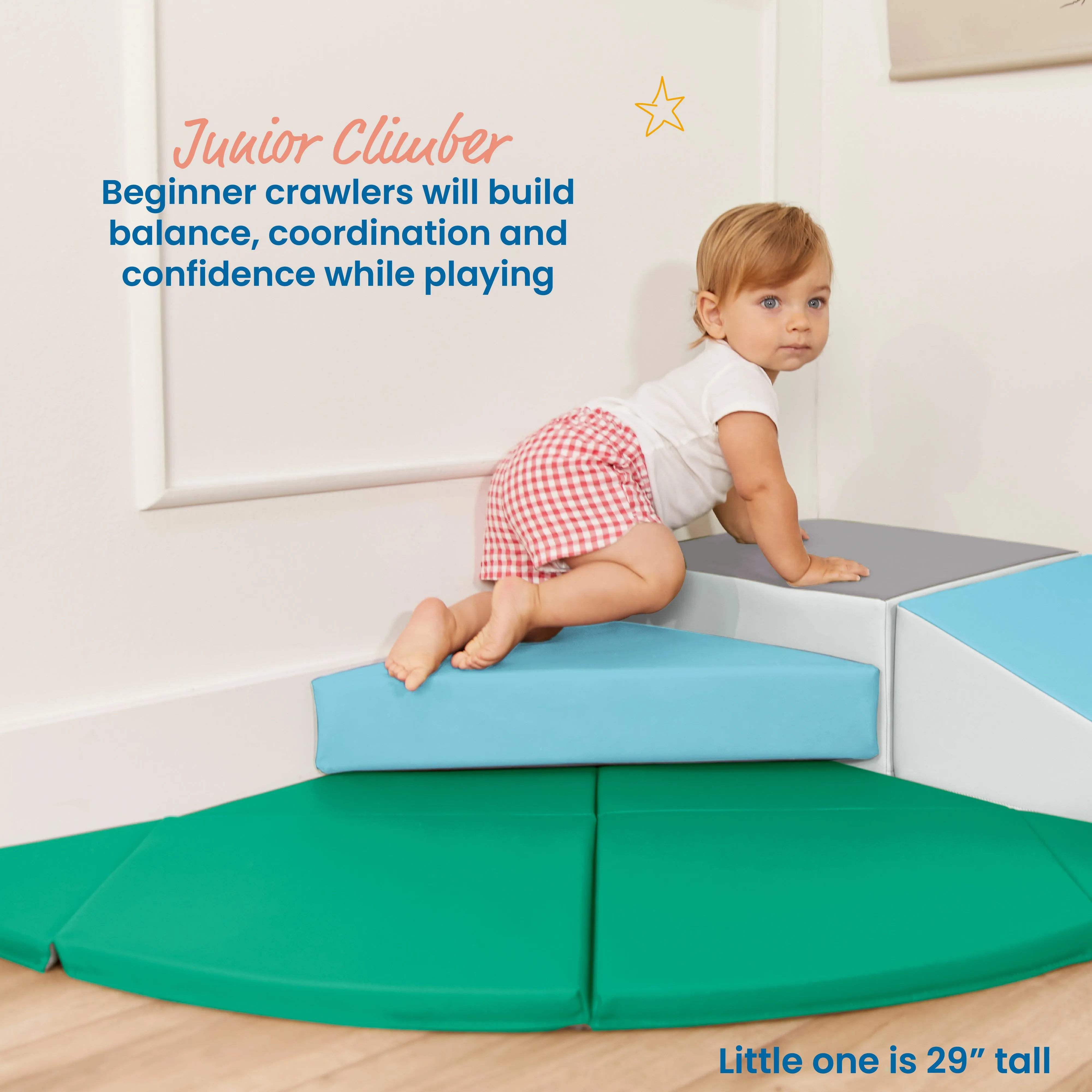 Junior Adventurer's Summit Ramp, Corner Climber, 4-Piece