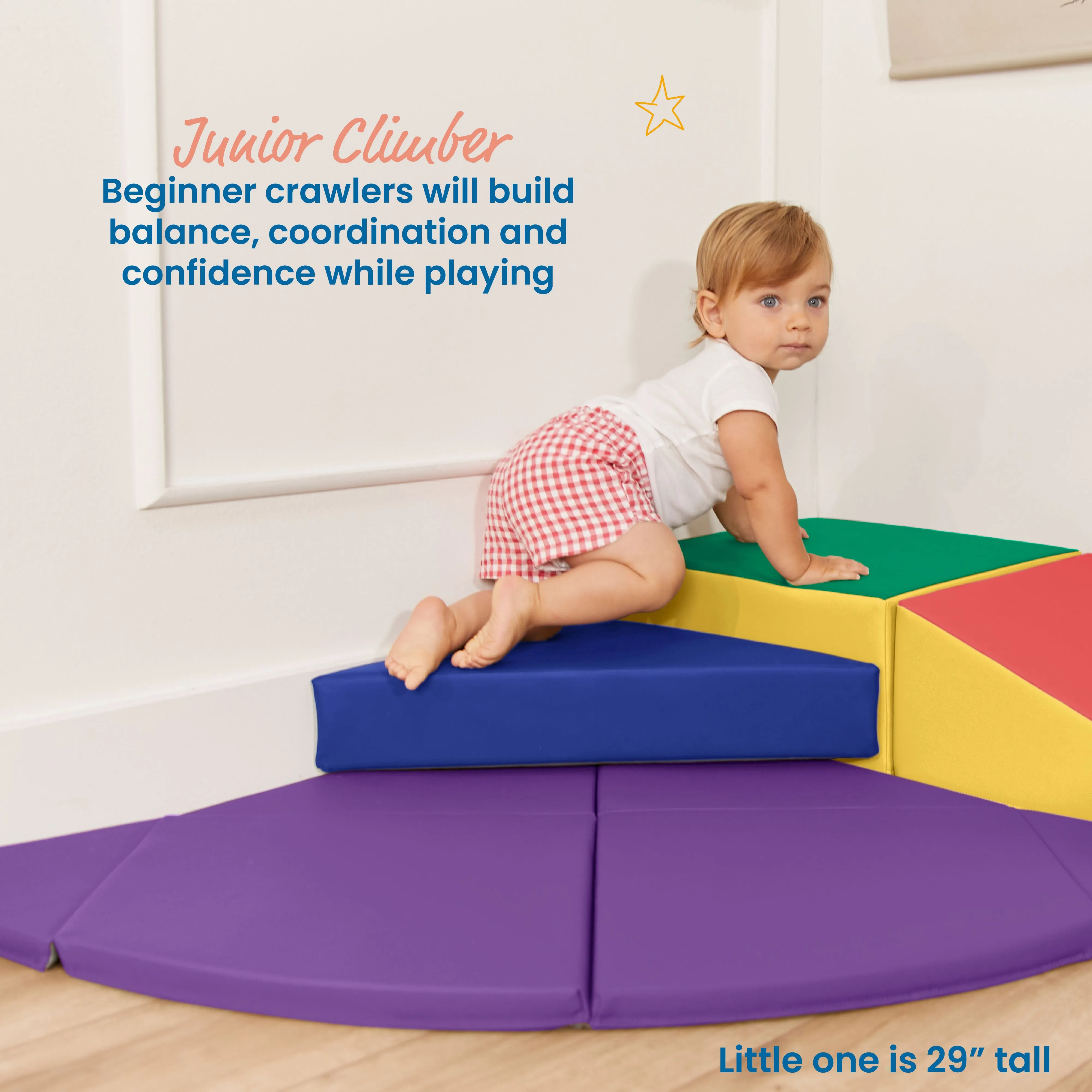 Junior Adventurer's Summit Ramp, Corner Climber, 4-Piece