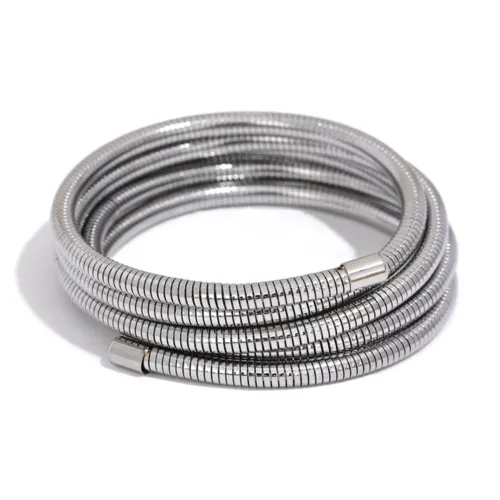 KESLEY Stainless Steel Stackable Multi-layer Wrap Arm Bracelet Bangle