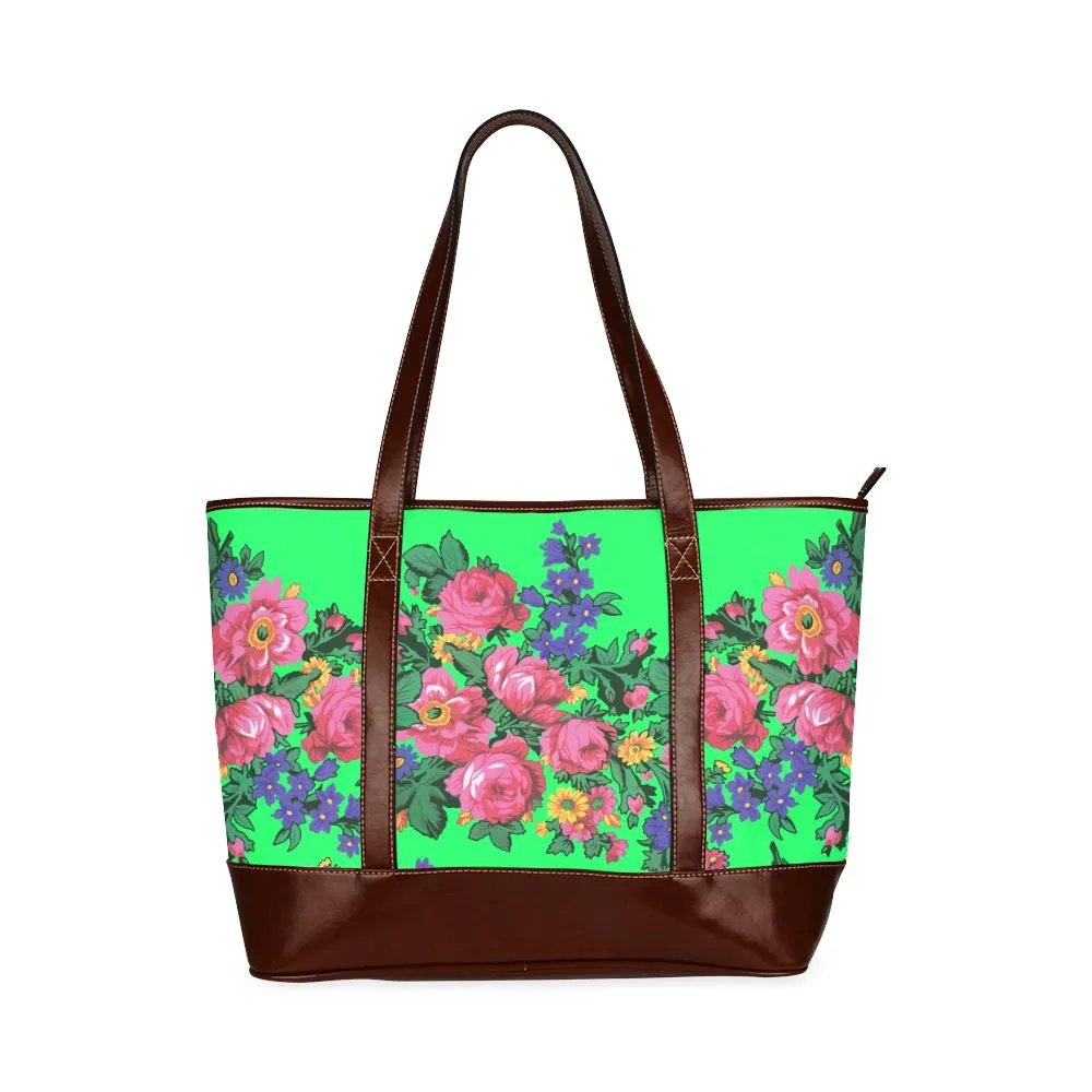 Kokum's Revenge Green Tote Handbag