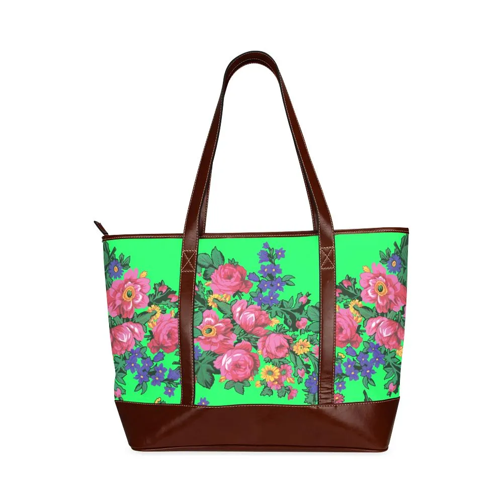 Kokum's Revenge Green Tote Handbag