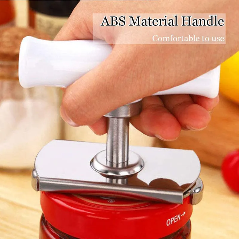 Labor-saving Adjustable Stainless Steel Screw Jar Opener Multifunctional Can Cap Opener