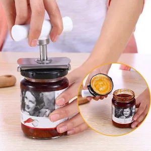 Labor-saving Adjustable Stainless Steel Screw Jar Opener Multifunctional Can Cap Opener