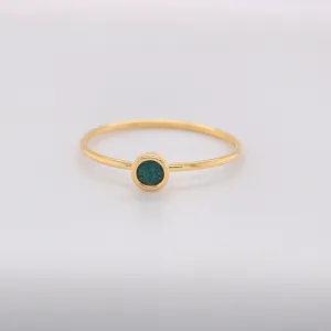 Large May Birthstone Ring