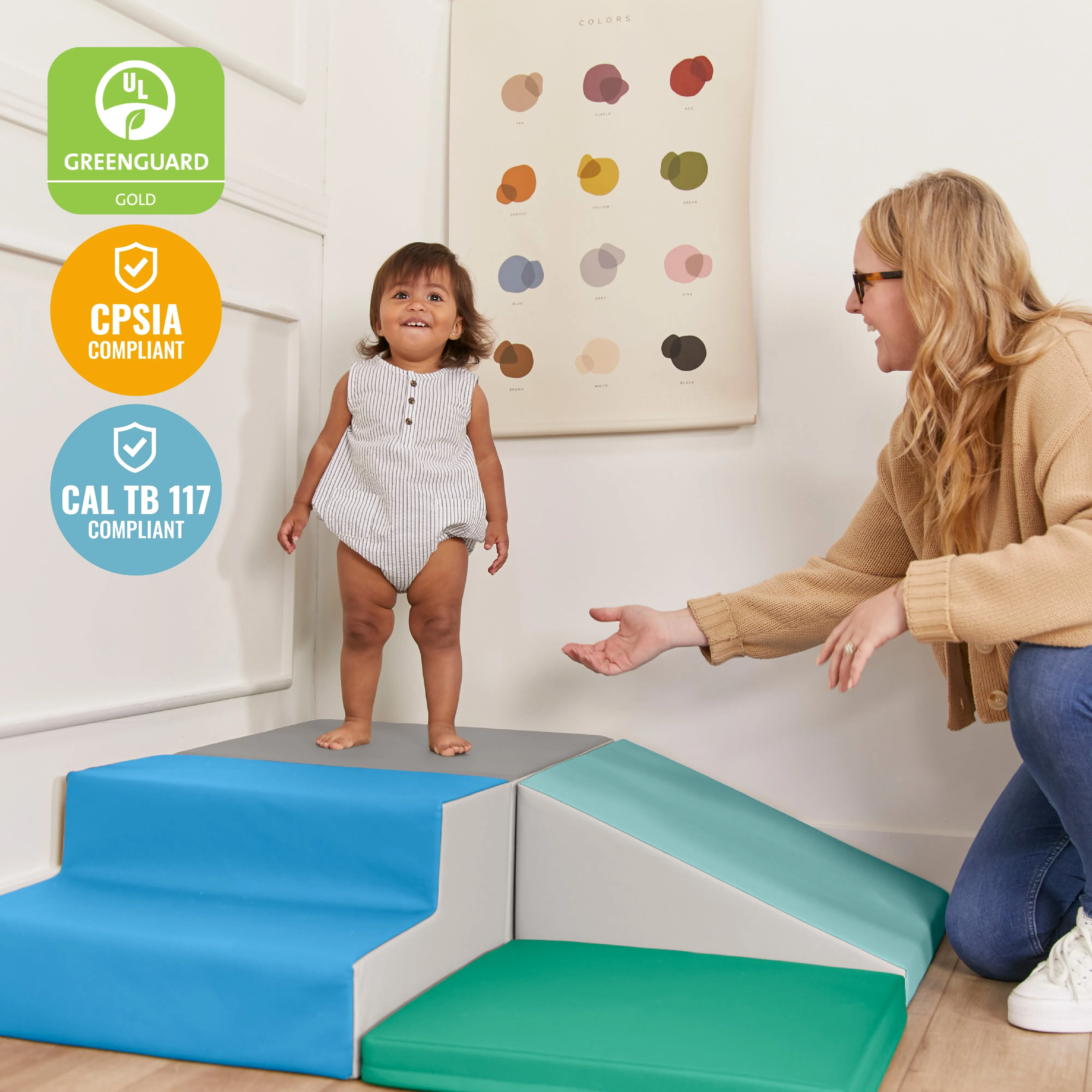 Little Me Corner Climber, Toddler Playset, 4-Piece