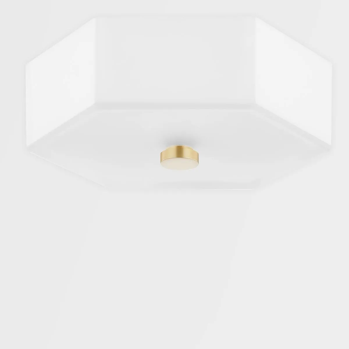 Lizzie 11 in. 2 Lights Flush Mount Light White Finish