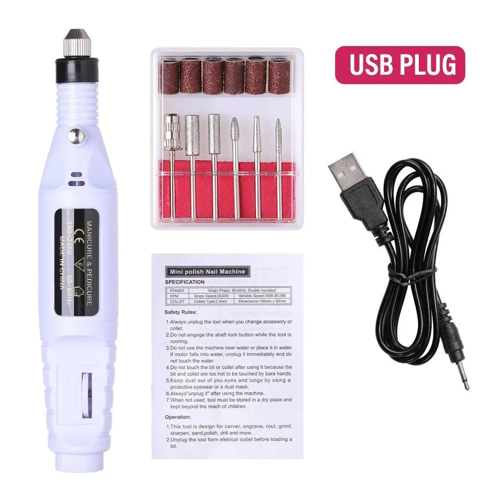 LULAA Electric Nail Drill Set: Professional-Grade Care at Your Fingertips