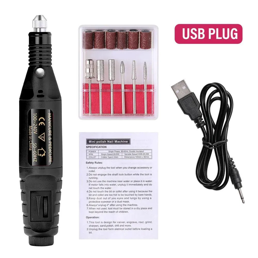 LULAA Electric Nail Drill Set: Professional-Grade Care at Your Fingertips