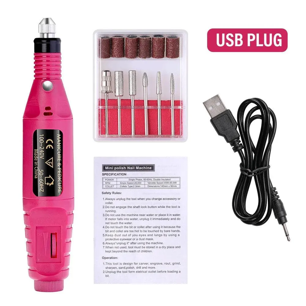 LULAA Electric Nail Drill Set: Professional-Grade Care at Your Fingertips