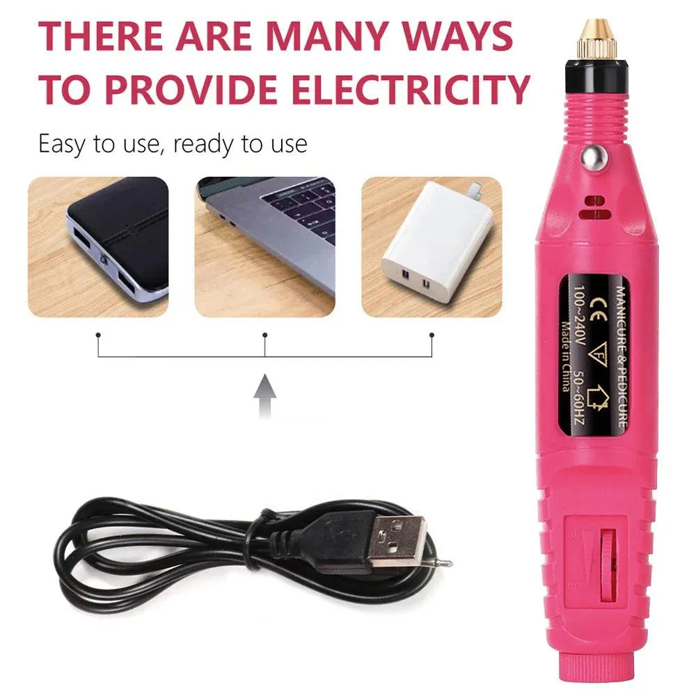 LULAA Electric Nail Drill Set: Professional-Grade Care at Your Fingertips