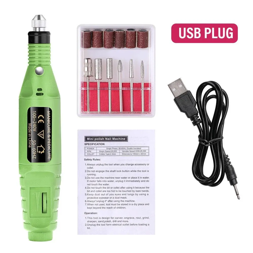 LULAA Electric Nail Drill Set: Professional-Grade Care at Your Fingertips