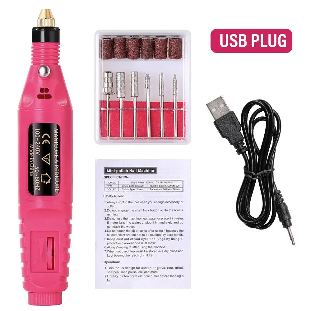 LULAA Electric Nail Drill Set: Professional-Grade Care at Your Fingertips