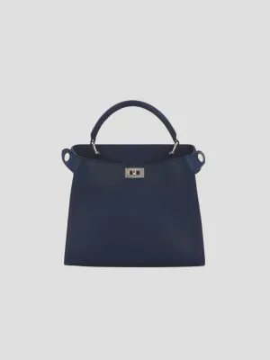 Lutece Mini in Navy Leather