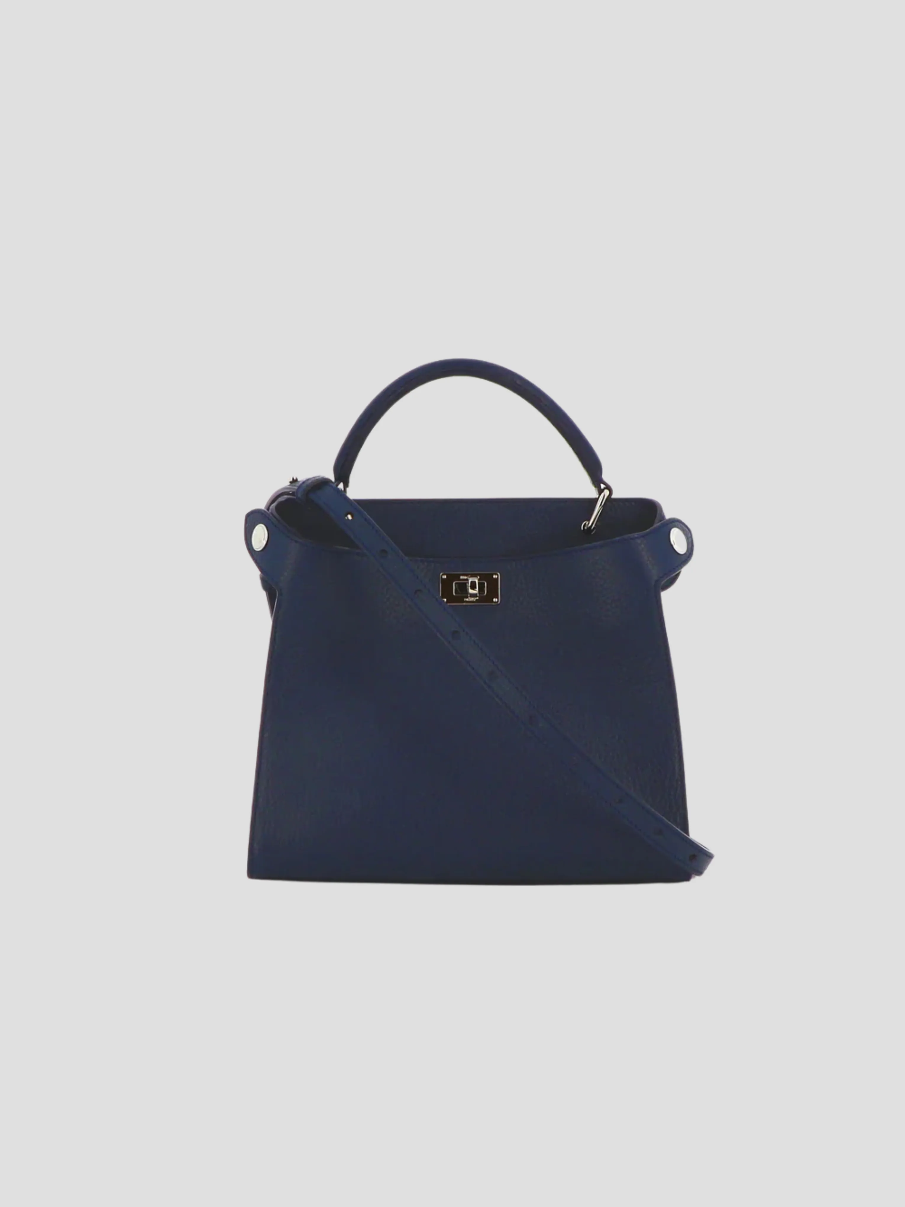 Lutece Mini in Navy Leather