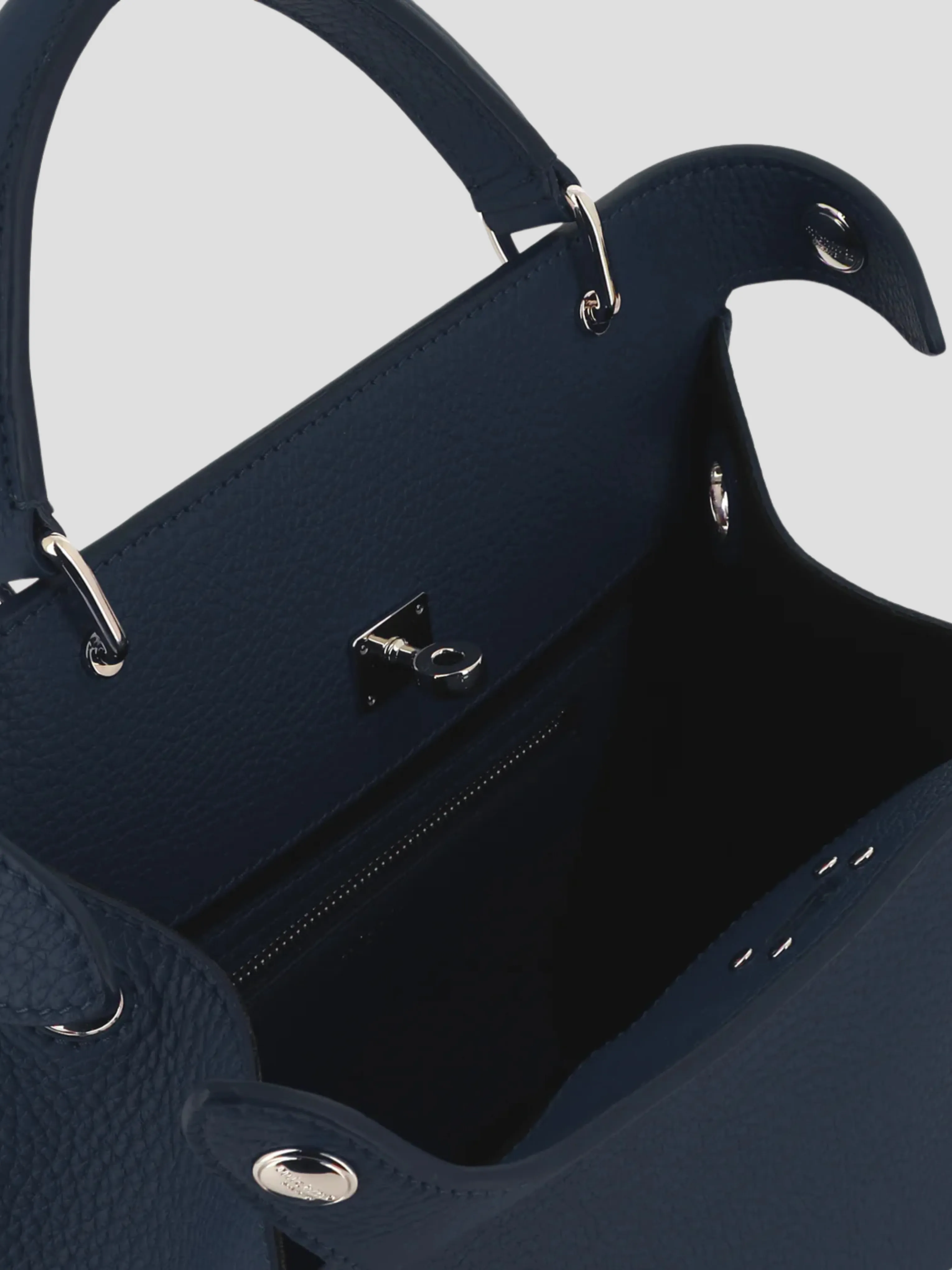 Lutece Mini in Navy Leather