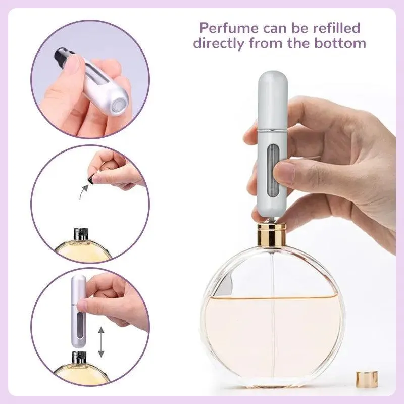 Mini Aluminum Atomizer Perfume Spray: Portable, Eco-Friendly, Durable Fragrance Container