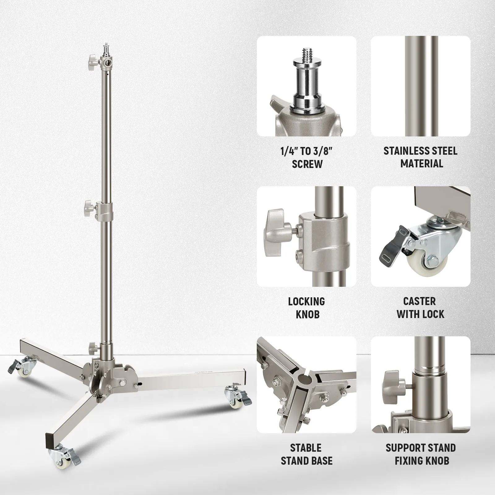 NEEWER ST98SS Heavy Duty Light Stand