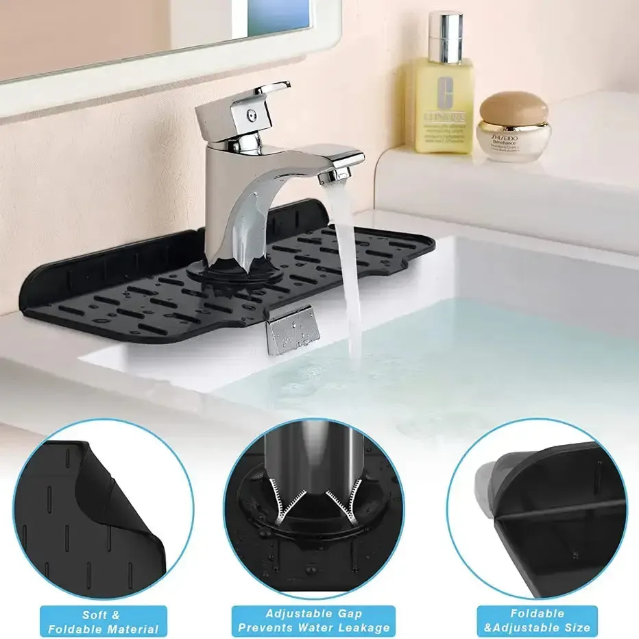 Non-Slip Kitchen Faucet Mat