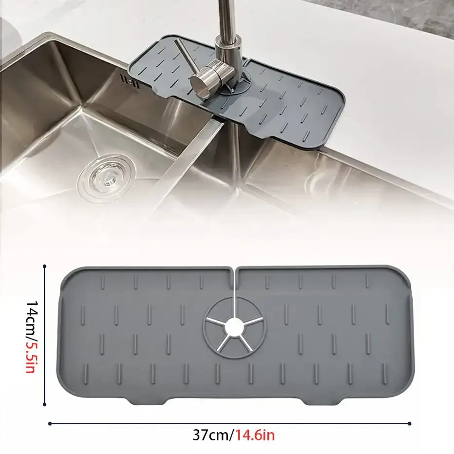 Non-Slip Kitchen Faucet Mat