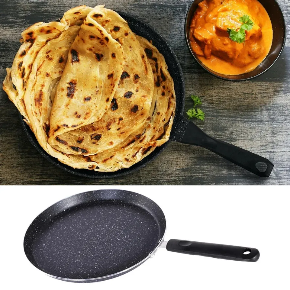 NON STICK MARBLE COATING CREPE PAN