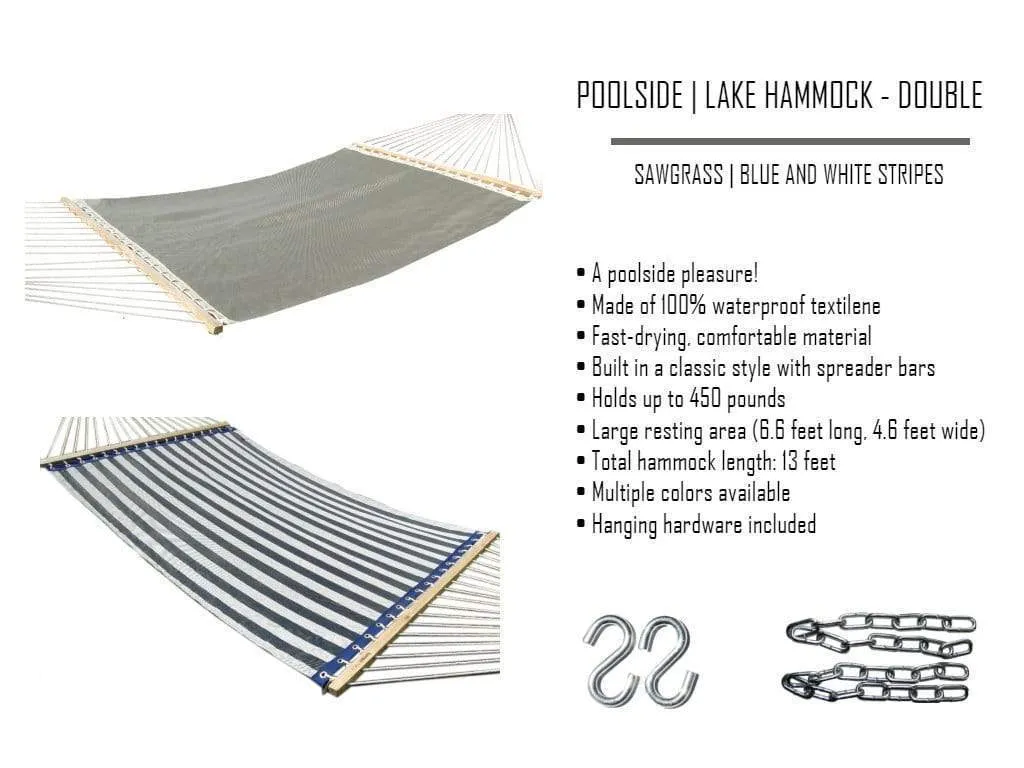 Poolside | Lake Hammock with Bamboo Stand