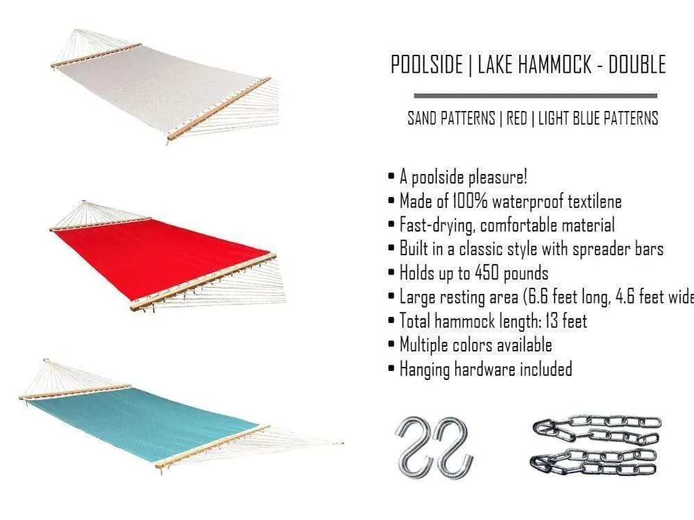 Poolside | Lake Hammock with Bamboo Stand