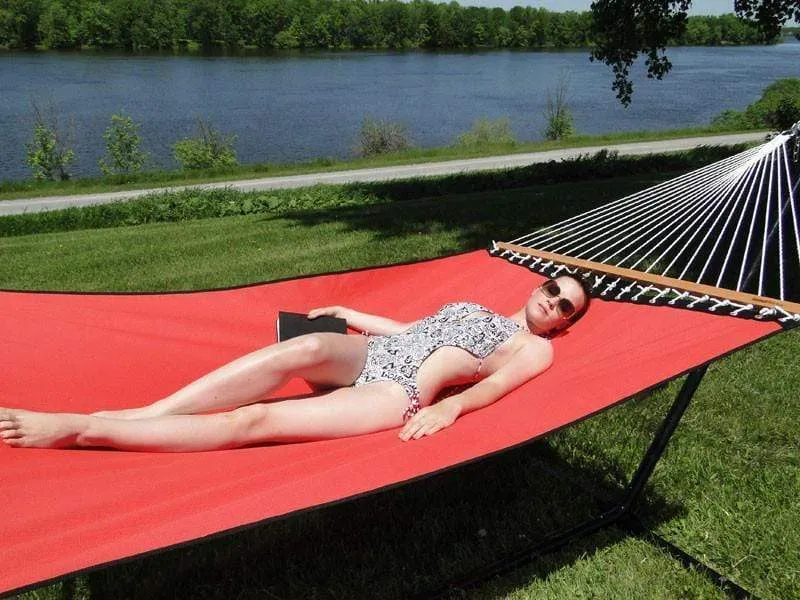 Poolside | Lake Hammock with Bamboo Stand