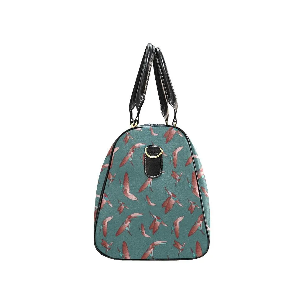 Red Swift Turquoise Waterproof Travel Bag