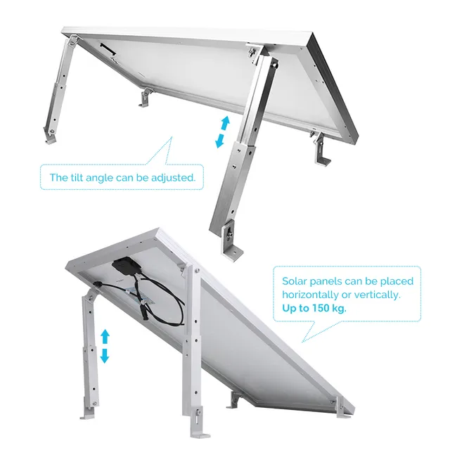 Renogy RNG-MTS-TM100 - RENOGY Adjustable Solar Panel Roof Tilt Mount