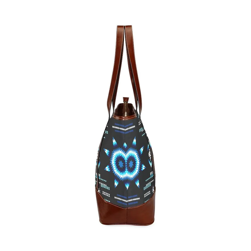 Rising Star Wolf Moon Tote Handbag