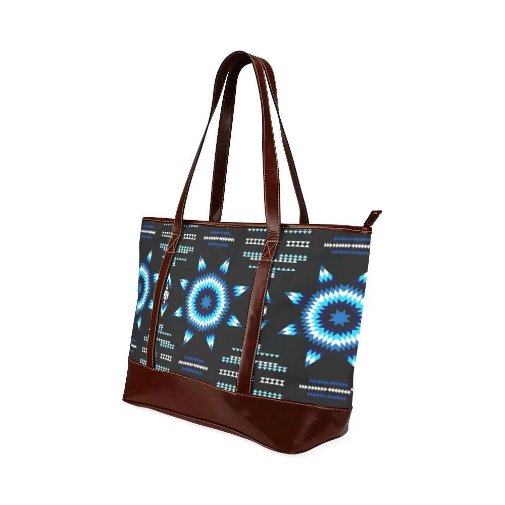 Rising Star Wolf Moon Tote Handbag