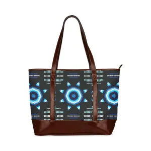 Rising Star Wolf Moon Tote Handbag