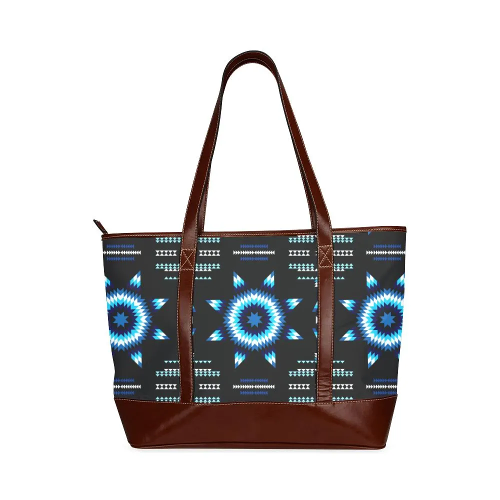 Rising Star Wolf Moon Tote Handbag