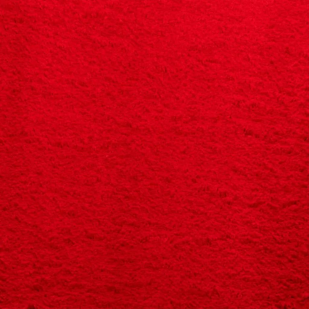 Rug HUARTE Short Pile Soft and Washable Red 100x200 cm