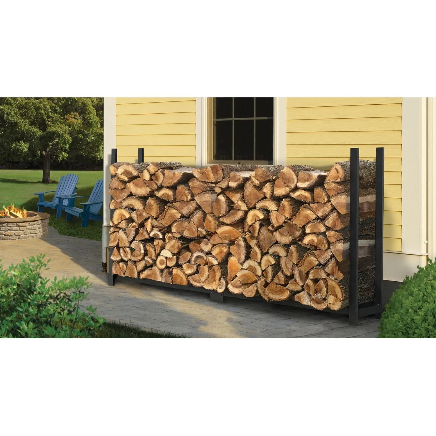 ShelterLogic | Ultra Duty Firewood Rack 8 ft. Without Cover