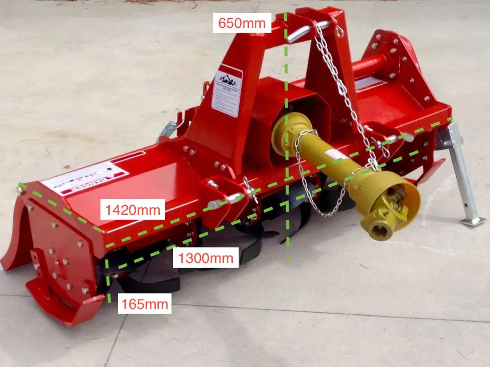 Sierra Rotary Hoe 56" 1.4m for Compact Tractors