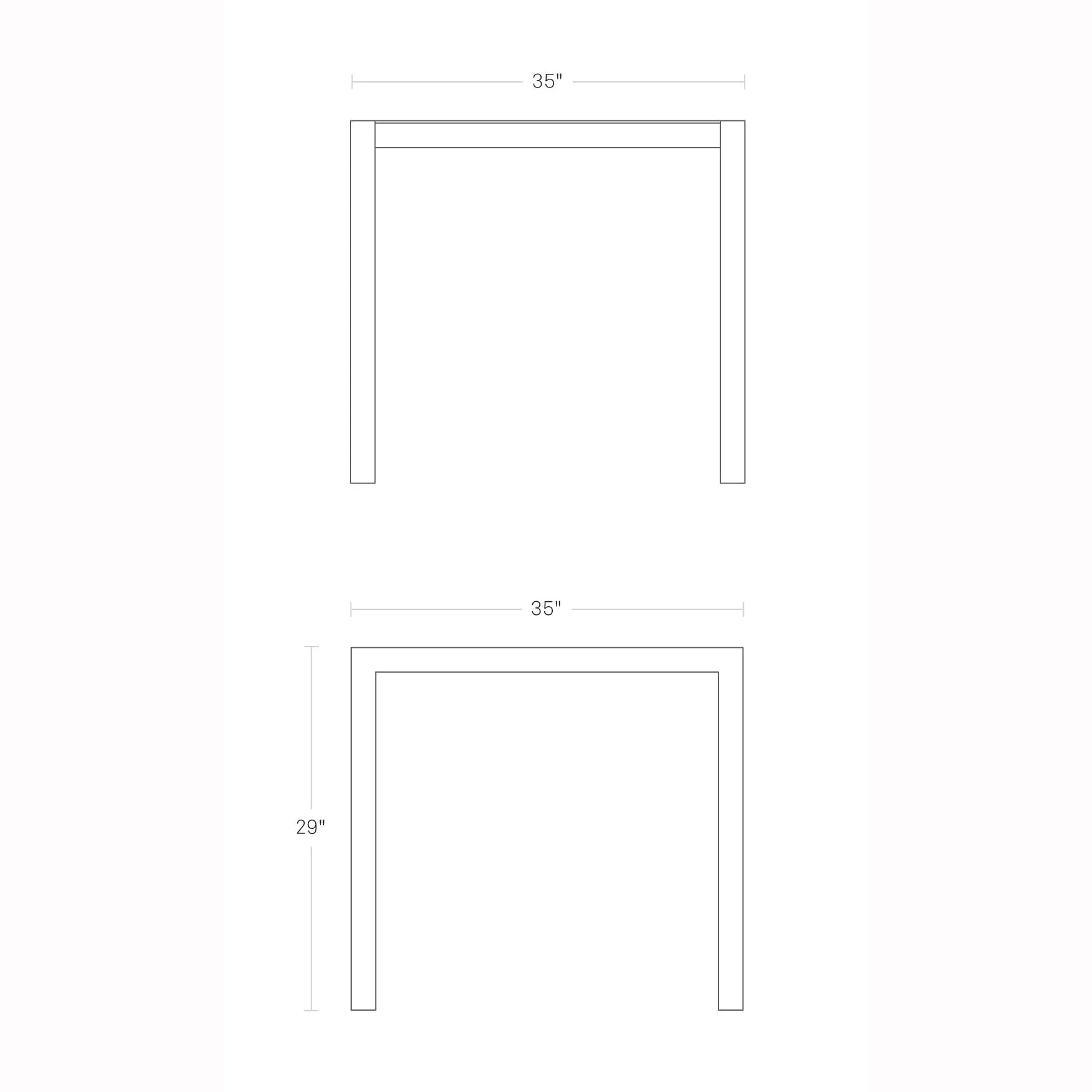 Skiff Square Outdoor Table