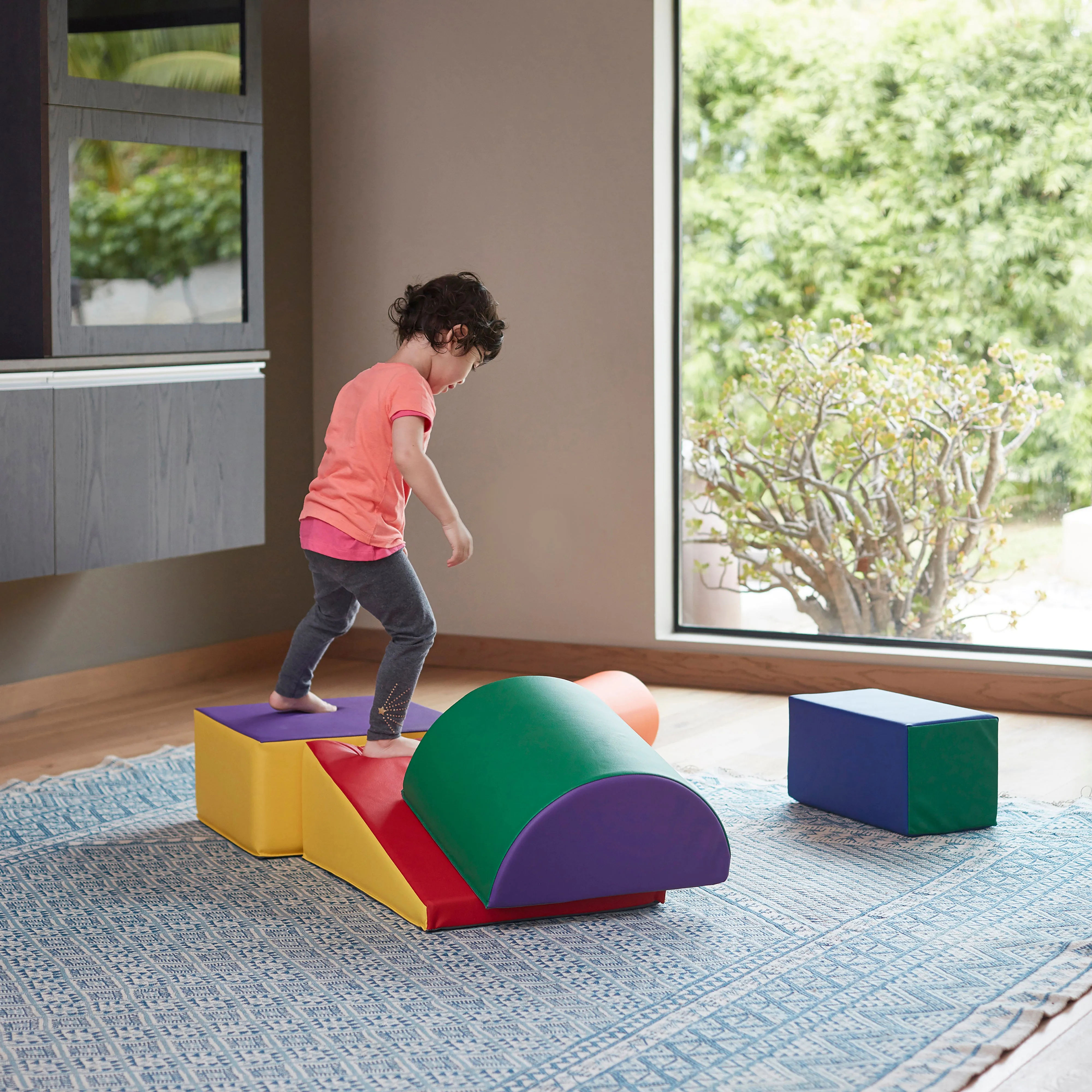 SoftZone Climb and Crawl Playset, Building Blocks, 5-Piece