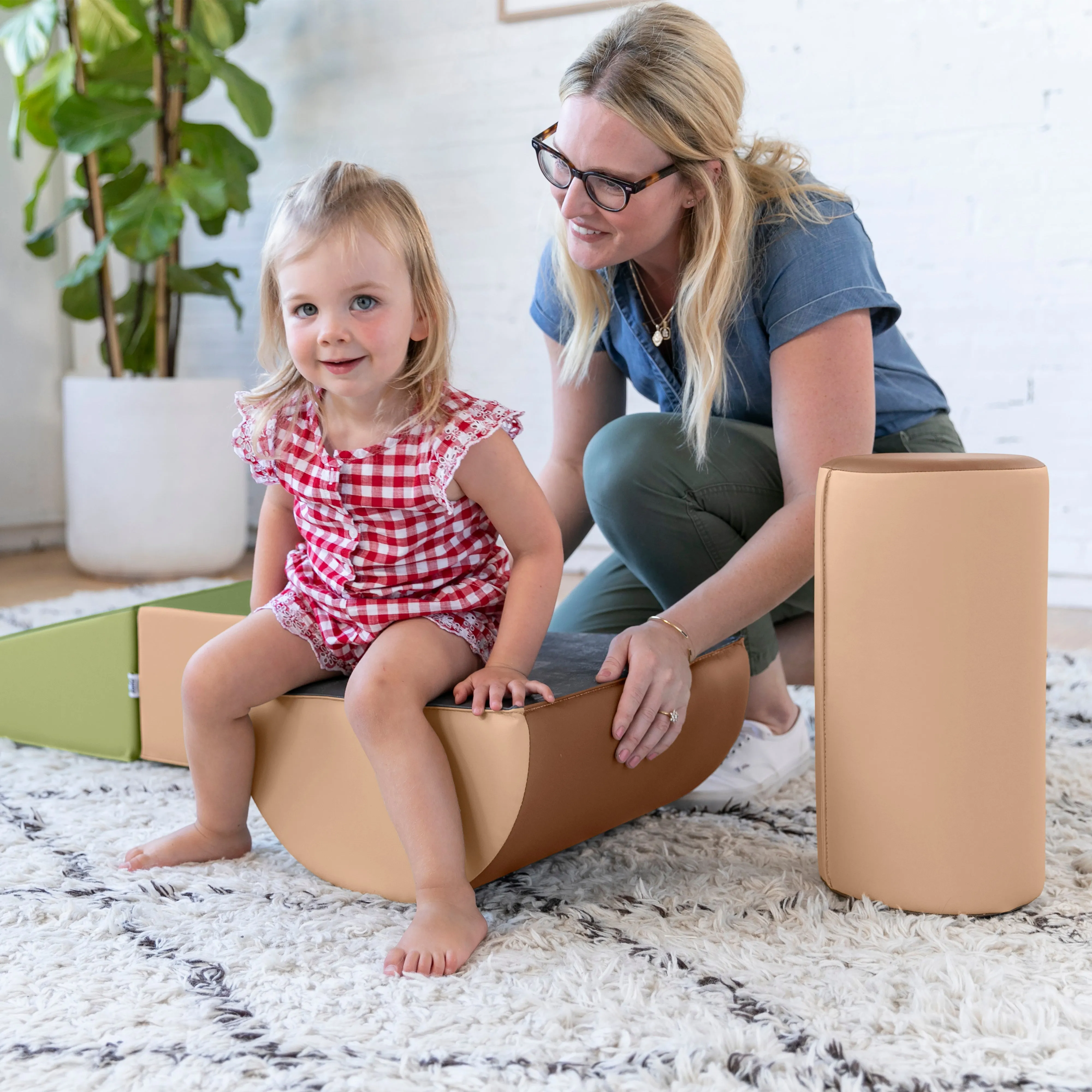 SoftZone Climb and Crawl Playset, Building Blocks, 5-Piece