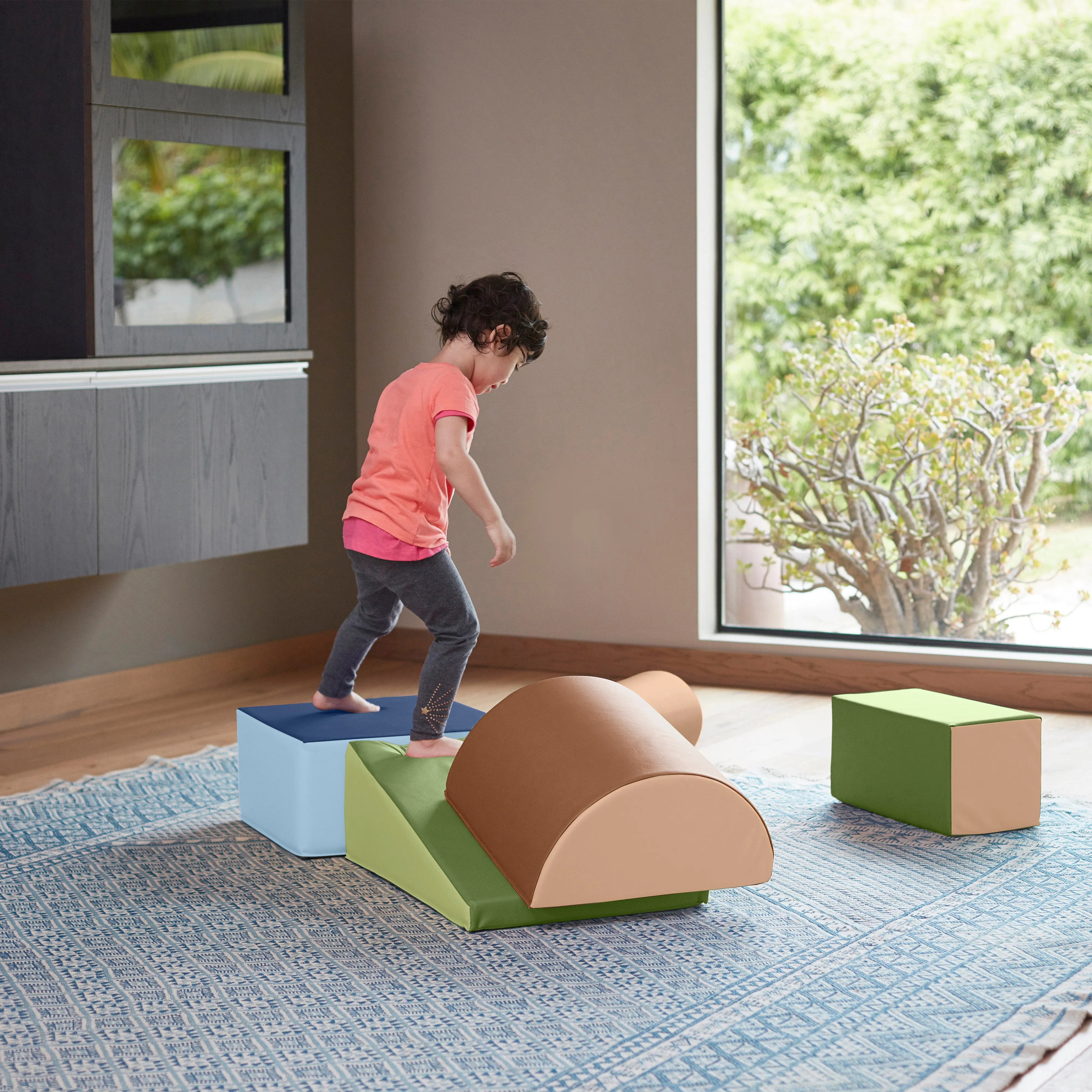 SoftZone Climb and Crawl Playset, Building Blocks, 5-Piece