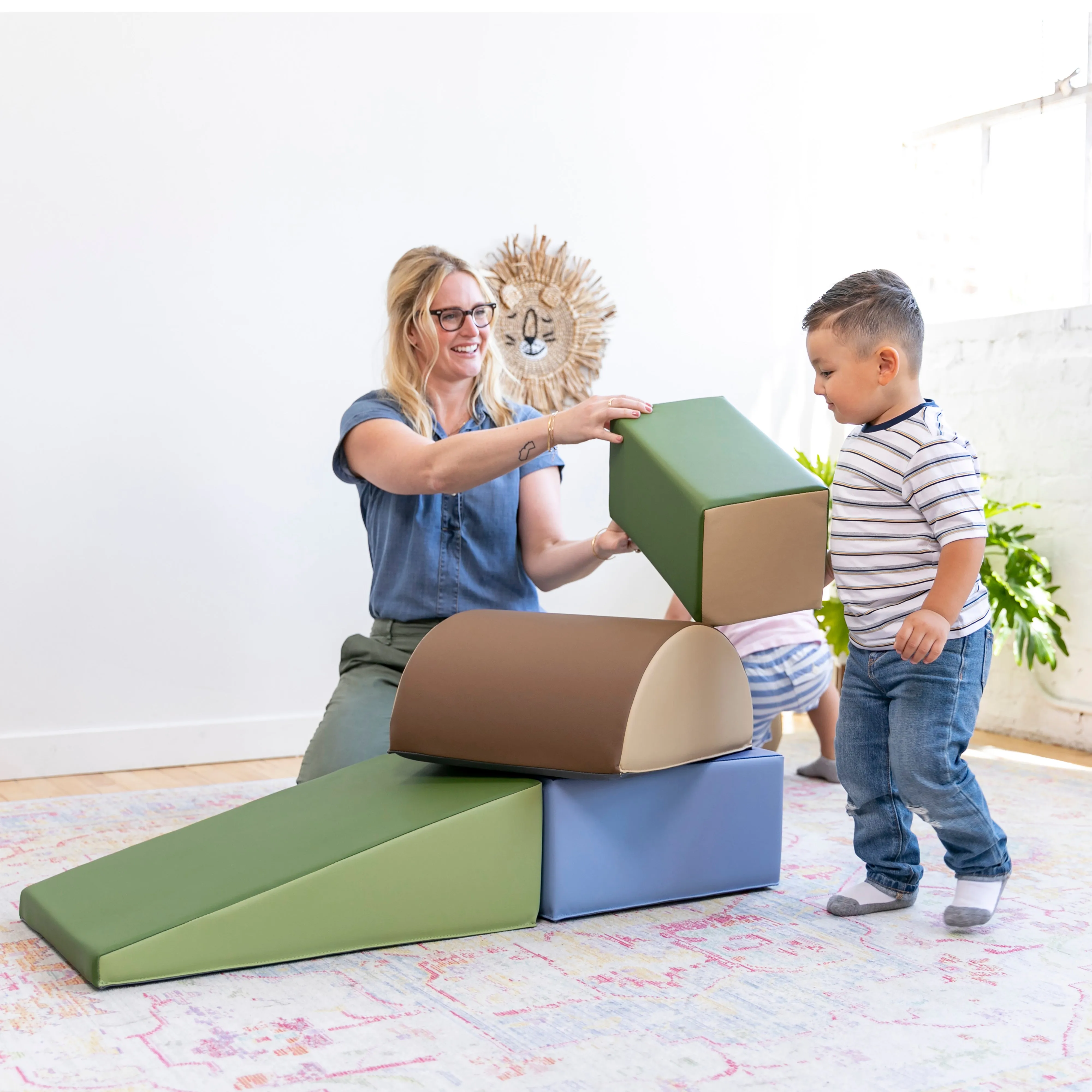 SoftZone Climb and Crawl Playset, Building Blocks, 5-Piece