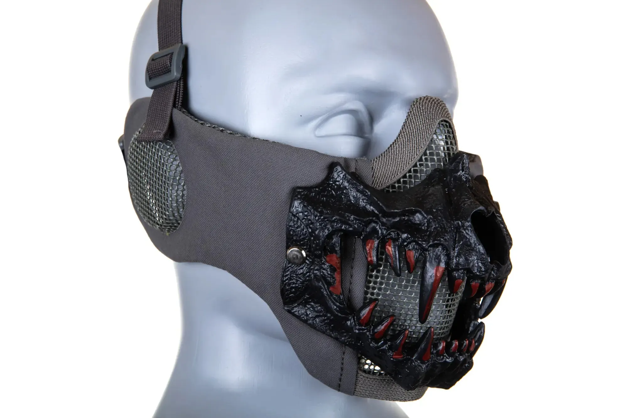 Stalker EVO PLUS Fangs Ear Protection Grey mask