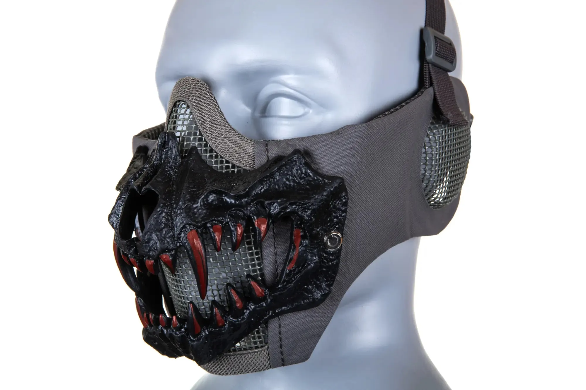 Stalker EVO PLUS Fangs Ear Protection Grey mask