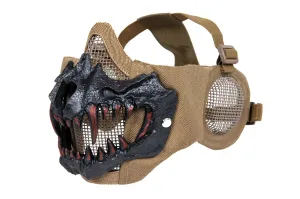 Stalker EVO PLUS Fangs Ear Protection Mask Tan