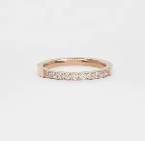 STELLA ROSE GOLD ETERNITY STACKABLE RING BAND