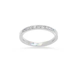 STELLA SILVER ETERNITY STACKABLE RING