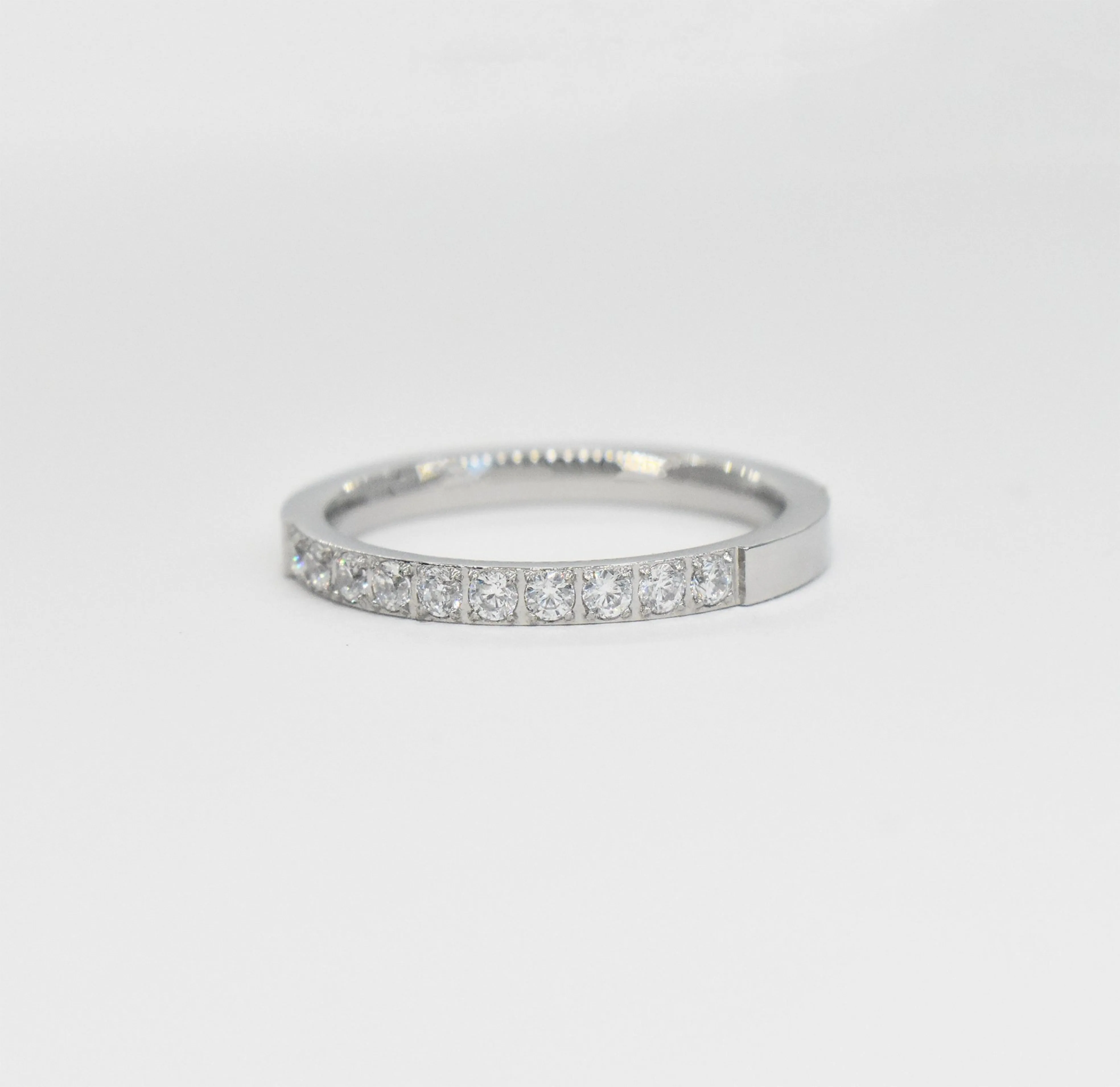 STELLA SILVER ETERNITY STACKABLE RING