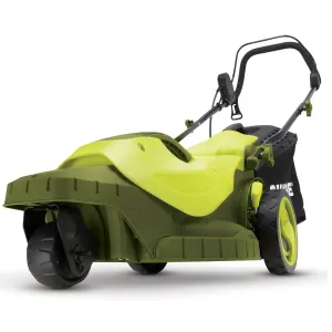 Sun Joe MJ404E-360 Electric Lawn Mower | 3-Wheels | 16 Inch | 12 Amp | 360 Degrees Turn Radius