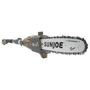 Sun Joe SWJ803E-CMO Electric Multi-Angle Pole Chain Saw | 10 inch | 8.0 Amp (Camo)