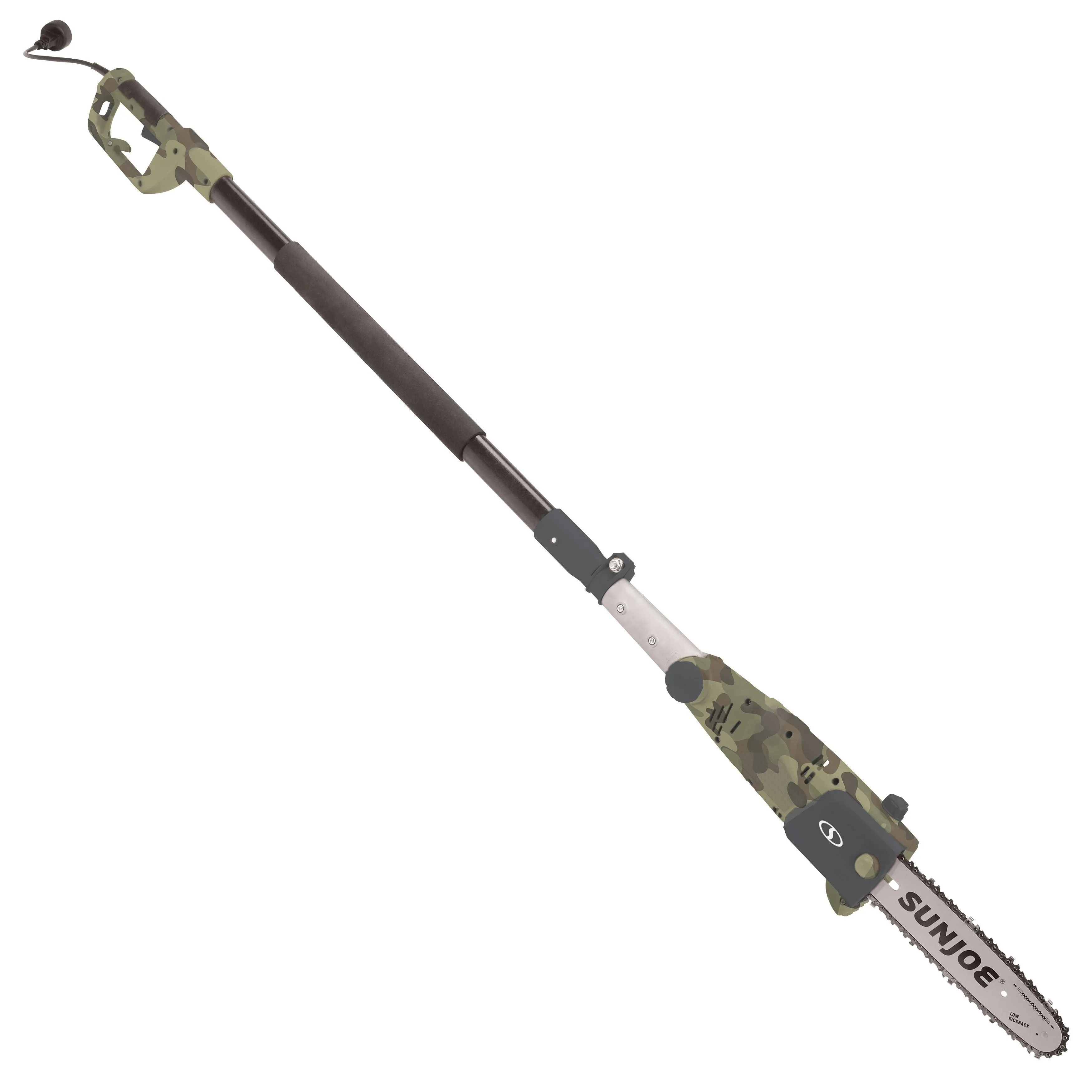 Sun Joe SWJ803E-CMO Electric Multi-Angle Pole Chain Saw | 10 inch | 8.0 Amp (Camo)